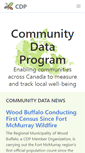Mobile Screenshot of communitydata.ca
