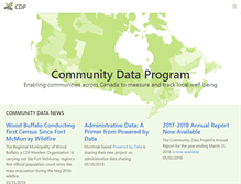 Tablet Screenshot of communitydata.ca